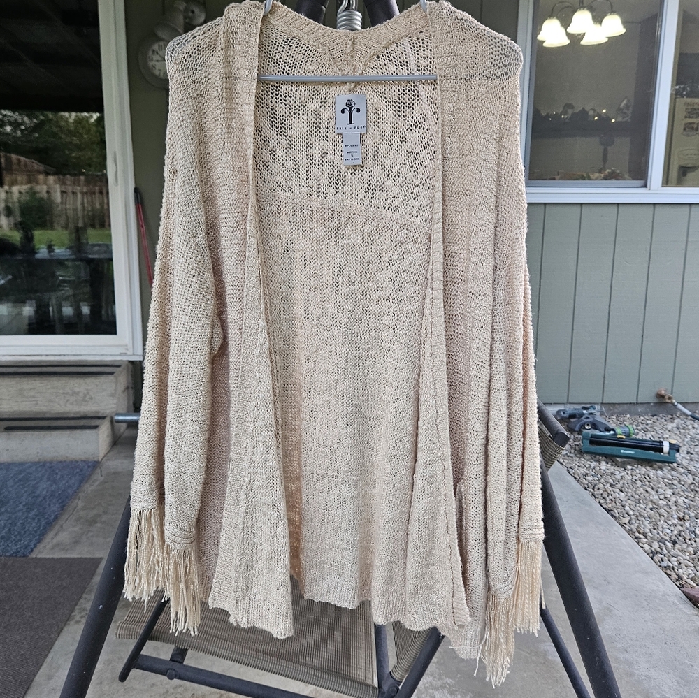 Rain + Rose Loose Cardigan
